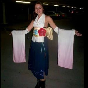 Final Fantasy X Yuna Cosplay Costume